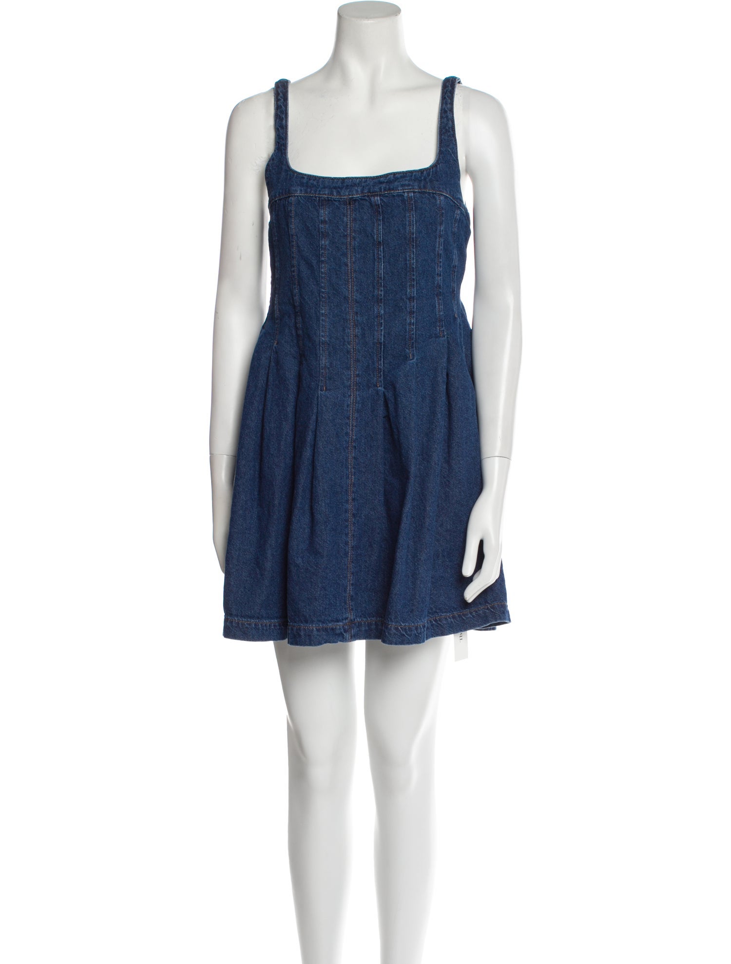 Reformation Square Neckline Mini Dress